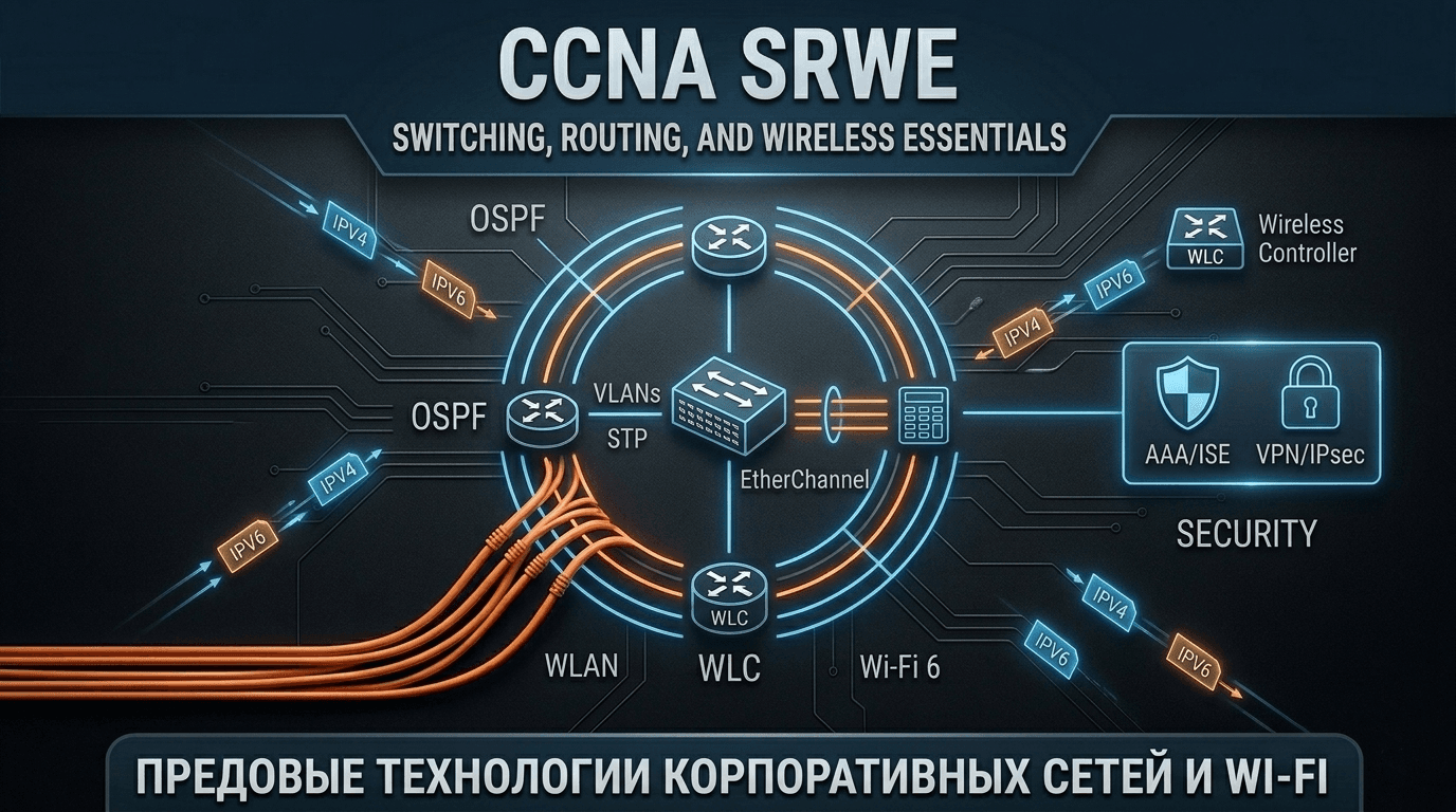 CCNA SRWE - Коммутация, маршрутизация и беспроводные сети